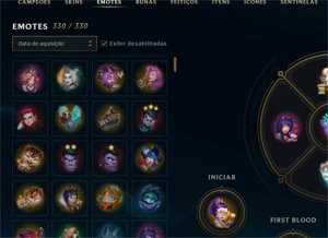 Conta D1 Com 1157 skins - League of Legends LOL