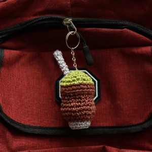 Chaveiro mini cuia — Cor Sortida - Artesanato e Personalizados
