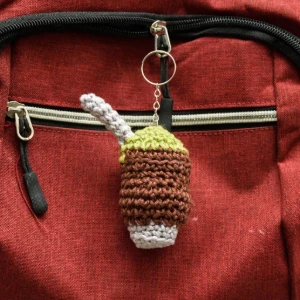 Chaveiro mini cuia — Cor Sortida - Artesanato e Personalizados