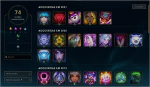 Conta de lol upada a mão,atualmente MASTER decay GM - League of Legends