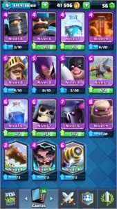 CLASH OF CLANS CV7 + CLASH ROYALE ARENA 8