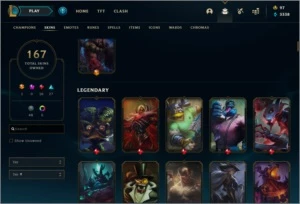 Vendo conta LOL S/ MD10 - Muitas skins - League of Legends