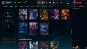 Conta LOL LVL 190 | 155 Campeões| 68 Skins |UNRANKED| 2013 - League of Legends