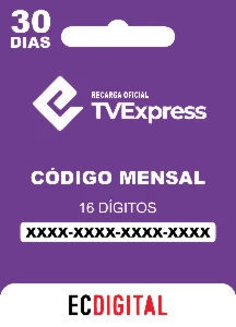 Tv Express 30 dias TVE - Gift Card