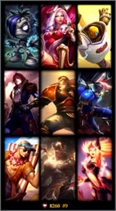 Prata IV + 35 Champs + Skins - League of Legends LOL