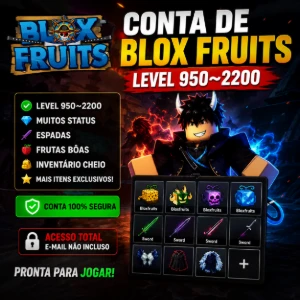 🗯 Promoção Relâmpago 🗯 Conta De Blox Fruits - Roblox