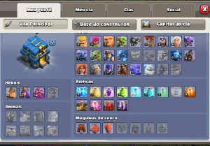 conta Clash of clans cv12 sumi full