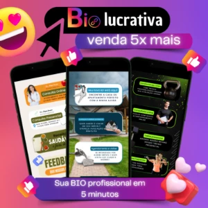 Bio Lucrativa  30 Templates editaveis pelo canva - Redes Sociais