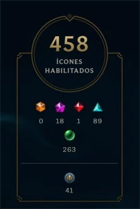 Conta LOL 1189 skins - 14k+ gastos - único dono - League of Legends