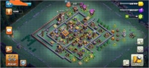 TOP Cv12 VILA SEMI FULL DECORATIVA COM 6 CONSTRUTORES - Clash of Clans