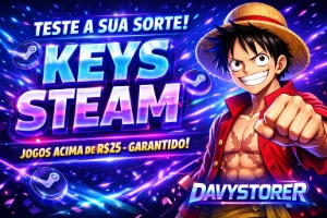 STEAM KEYS ALEATÓRIAS | STEAM KEY DE JOGOS R$25,90 - R$400
