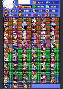 Conta Brawl Stars 70k troféus