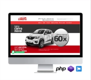Site Para Garagem De Veículos Em Php Responsivo