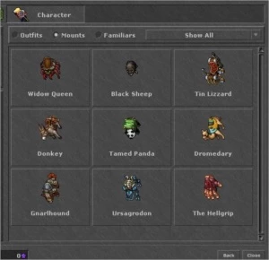 knight em ZUNERA Lvl: 283 Skill: 108/103 - Tibia
