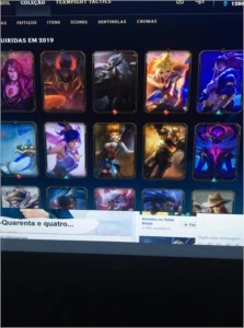 vendo conta ouro 4 com inumeres skins - League of Legends LOL