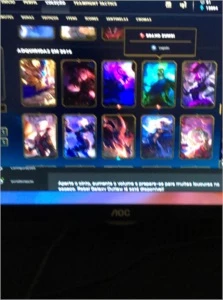 vendo conta ouro 4 com inumeres skins - League of Legends LOL