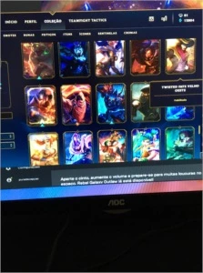 vendo conta ouro 4 com inumeres skins - League of Legends LOL