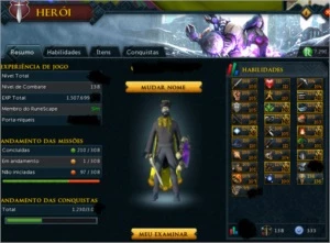 CONTA RUNESCAPE MAX CAPE VÁRIOS 120 RS