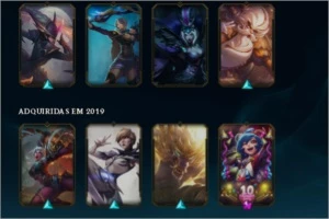 CONTA LOL plat4 28 SKINS - League of Legends