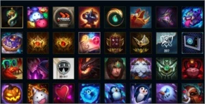 Conta de lol 141 champs e 156 skins 79577 EA - League of Legends