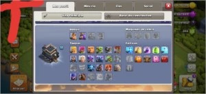 Conta de coc cv9 semi full e conta de CR nv11 todas as carta - Clash of Clans