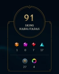 Conta LOL com elo a venda - League of Legends