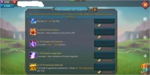 Conta lords Mobile 410 m de poder