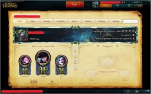 Conta League of Legends 131 skins Diamante S4 Platina S6 LOL