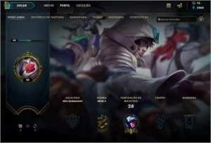 Conta Nv 30 unranked 17 skins - League of Legends LOL