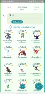 Conta Pokémon Go