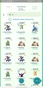 Conta Pokémon Go