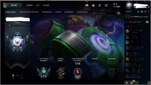 CONTA LOL PLATINA 2 - League of Legends