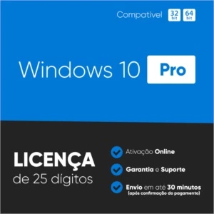 Windows 10 Pro - Licença Original (Ativação Online) - Softwares and Licenses