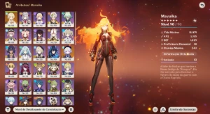 Conta Genshin - 26 T5 com 75 Invocações no Garantido e Mais! - Genshin Impact