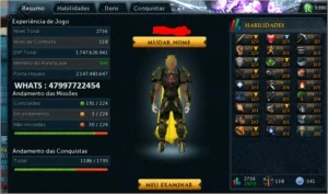 Conta runescape (maxed 10 -120) RS