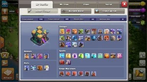 CV 14 SEMI FULL COM VÁRIOS ITENS - Clash of Clans