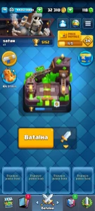 conta clash royale antiga