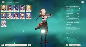 [AR11] [SERVIDOR: AMERICA] KAZUHA 5* - Genshin Impact