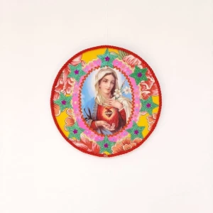 Quadro Religioso Sagrado Coração de Maria - Artesanato e Personalizados