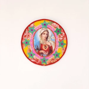 Quadro Religioso Sagrado Coração de Maria - Artesanato e Personalizados
