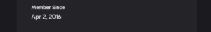 Conta Discord 2016