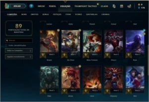 Conta LOL Platina III Nvl 42  27 Champs 7 skins - League of Legends