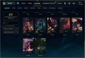 Conta LOL Platina III Nvl 42  27 Champs 7 skins - League of Legends