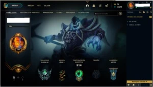 Vendo conta league of legends 186 , atualmente platina 4. LOL