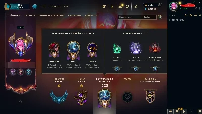 Conta High Level 944  324 Skins (4 Ultimates + 25 Míticas) - League of Legends LOL