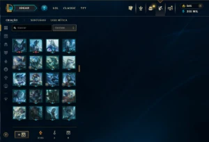 Conta High Level 944  324 Skins (4 Ultimates + 25 Míticas) - League of Legends LOL
