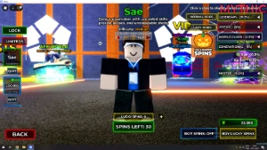 Conta blue lock com fluxo e estilo do Sae - Roblox