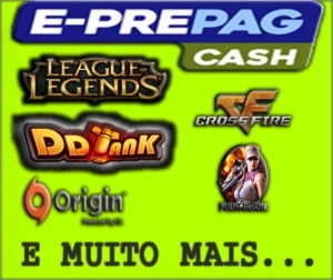 CARTÃO CASH E-PREPAG - TODOS OS JOGOS DO SITE - 500 CASH BR - Others