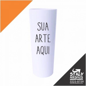 Long Drink Branco - Artesanato e Personalizados