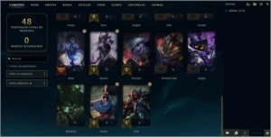 Conta League of Legends Diamante LOL